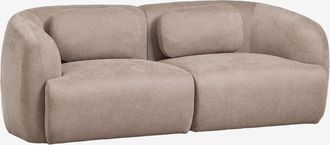 Sklum Sof&aacute; Modular De 2 Piezas En Chenilla Coquette Sklum