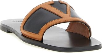 Valentino Garavani Slides - Tan