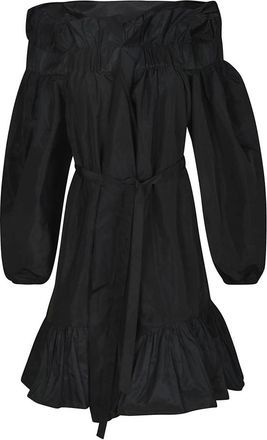 Patou Elegante Zwarte Jurk - Dames - Korte kleedjes - Zwart - XS - Kleedjes