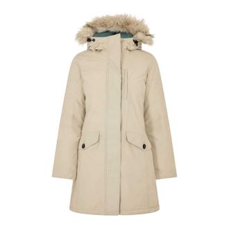 Timberland Dames Waterdichte Parka (Wit)
