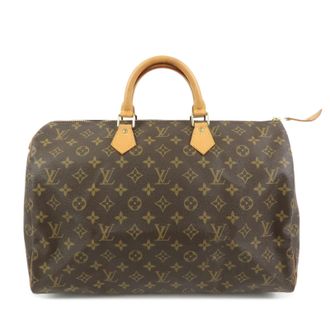 Louis Vuitton Speedy Monogram Canvas Brown Canvas Handbag (Pre-Owned)
