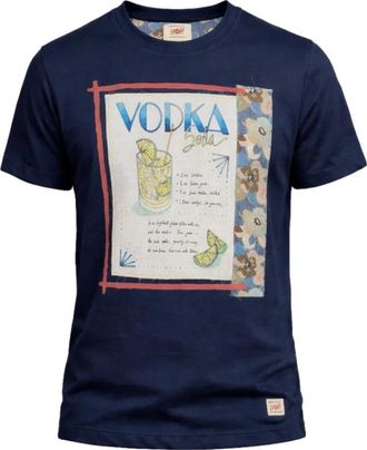 Bob Shirts - Heren - T-shirts - Blauw - L - Katoen - Tops