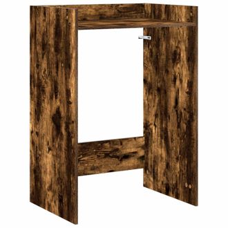 vidaXL Armario Para Lavadora Roble Ahumado 67,5 X 48 X 97 Cm Vidaxl