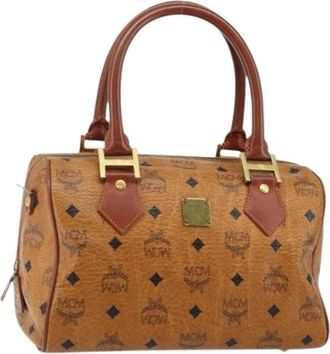 MCM Pre-owned Handbag - Dames - Vintage Handtas - Bruin - ONE Size - Leer - Vintage