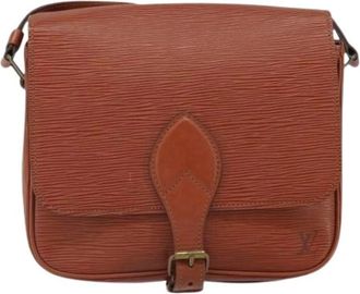 Louis Vuitton Pre-owned Vintage Cross Body Bag - Dames - Vintage Schoudertas - Bruin - ONE Size - Leer - Vintage