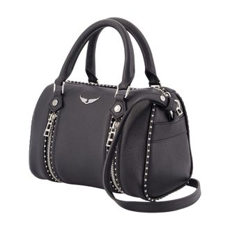 Zadig&Voltaire Womens Top Handle Bag Black Cowhide