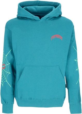PROPAGANDA Driehoek Web Hoodie in Petroleum - Heren - Hoodies - Blauw - XL - Katoen - Hoodies & sweatvesten