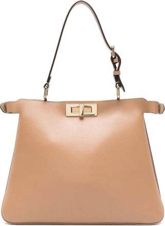 Fendi Turnlock Handle Tote Bag