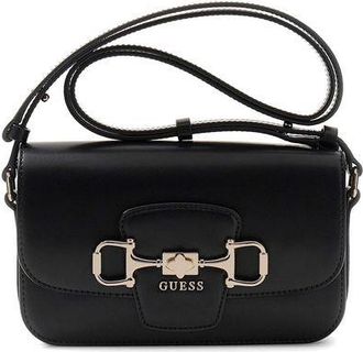 Guess Womens Crossbody Bag Black Polyurethane - Crossbody-Bags
