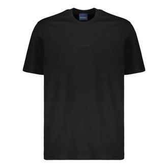 Paul & Shark Round Neck T-Shirt - male - Paul & Shark - T-Shirts - Black - 2XL - Tops