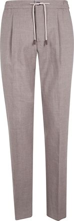 Incotex Elastic Coulisse Waist Chino Trousers