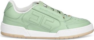 Elisabetta Franchi Sneakers met logoplakkaat - Groen