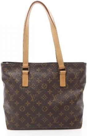 Louis Vuitton Pre-owned Tote Bags, female, Brown, Size: ONE SIZE Pre-owned Canvas shoulder-bags