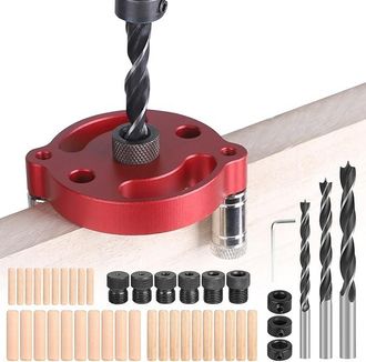 OEM Plantilla De Perforaci&oacute;n Vertical, Marcado De Agujeros De 3 A 10 Mm Para Carpinter&iacute;a, Juego De Tacos Autocentrantes, Gu&iacute;a De Perforaci&oacute;n Recta Para Ta