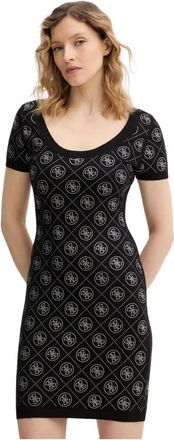 Guess Dames, Jurken, Zwart, Maat: S Wol