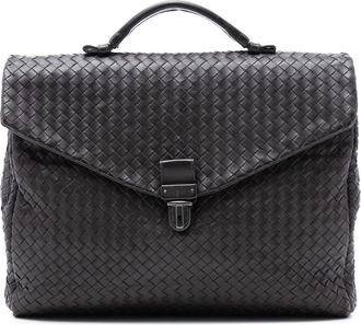 Bottega Veneta Pre-owned Bottega Veneta Nappa Intrecciato Briefcase Unisex 122139 V4651 2040 EPEV 2010 4713 B