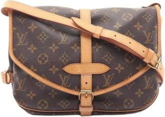 Louis Vuitton Pre-owned Cross Body Bags, female, Brown, Size: ONE SIZE Pre-owned Vintage Cross Body Bag