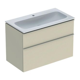 Keramag Keramag - Geberit Icon Set Mueble Lavabo Con Mueble Bajo Lavabo, 2 Cajones