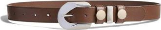 Altuzarra Western Boho Leather Belt in Praline at Nordstrom, Size Medium