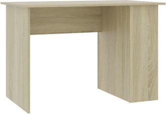 vidaXL Escritorio Madera Contrachapada Color Roble Sonoma 110x60x73 Cm Vidaxl