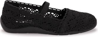 Muk Luks Womens Shelby Ballerina Flat Shoes In Black