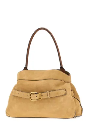 Marc Jacobs Womens Satchel Shoulder Beige Leather