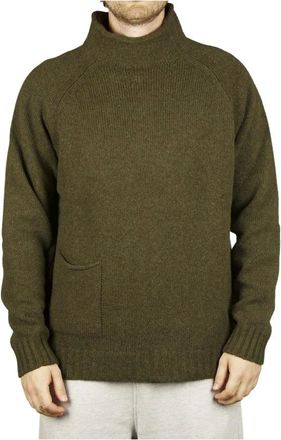 Roberto Collina Lupetto Ml - - Knitwear - Uomo - Verde - S