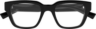 Saint Laurent SL804001 Square Full Rim Eyeglasses - Black