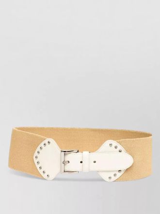 Prada signature waist belt leather cotton blend