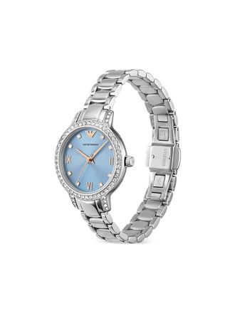 Emporio Armani Modello in acciaio inossidabile 32mm - Blu