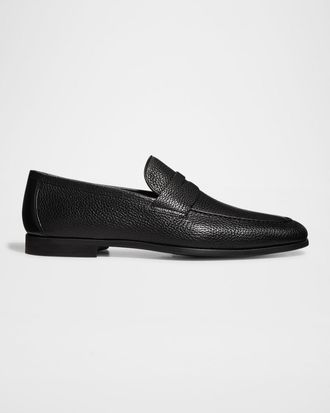 Magnanni Men & apos;s Diezma II Leather Penny Loafers