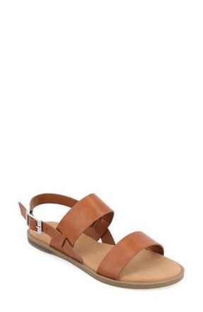 Journee Collection Lavine Sandal - Wide Width in Tan at Nordstrom Rack, Size 7.5