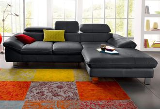 Cotta Ecksofa »Driver L-Form« mit Kopfteilverstellung, wahlweise mit Bettfunktion & Bettkasten