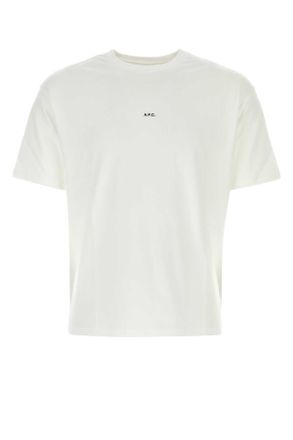 A.P.C. White Cotton T Shirt