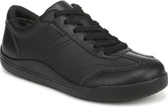 Dr. Scholls Be True SR Leather Sneaker in Black Leather at Nordstrom Rack, Size 6.5