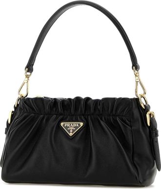 Prada Womens Black Nappa Leather Handbag Nero Borse A Mano Bag