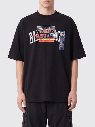 Balenciaga T-shirt relaxed fit in cotone con stampa grafica