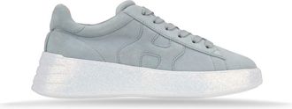 Hogan Su&egrave;de Vetersneakers voor Dames - Dames - Sneakers - Blauw - 36 EU - Su&egrave;de - Schoenen