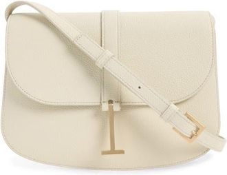 Tom Ford Small Kara Grain Leather Crossbody Bag in Dove Grey at Nordstrom