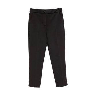 Max Mara Dames, Broeken, Zwart, Maat: XL