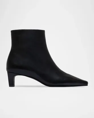 Bernardo 50mm Everett Leather Ankle Booties