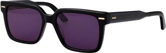 Calvin Klein Stijlvolle Ck 22535S zonnebril voor de zomer - Heren - Zonnebrillen - Zwart - 55 MM - Accessoires