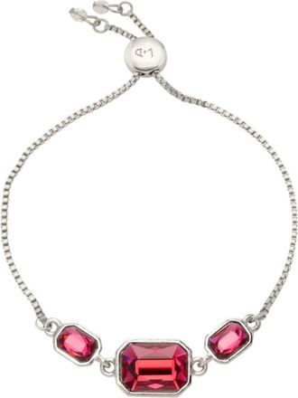 Lucca Couture Womens Dylan Slider Bracelet In Sterling Silver