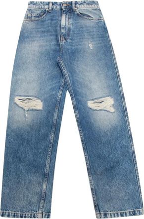 Vicolo Straight Fit Jeans, female, Blue, XS, Kate Distressed Trousers