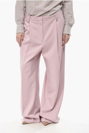 Dries Van Noten Wool Trousers PORTER With 1 Pleat size 44