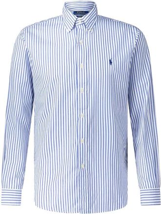 Polo Ralph Lauren Slim Fit Button-Down Overhemd - Heren - Casual Overhemden - Veelkleurig - S - Katoen - Overhemden
