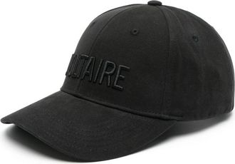 Zadig&Voltaire logo-embroidered cotton cap - men - Cotton - One Size - Black