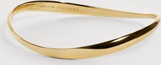 Monica Vinader Gold Swirl Bangle