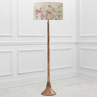 Voyage Maison Kinross Floor Lamp With Patrice Eva Lampshade in Cream