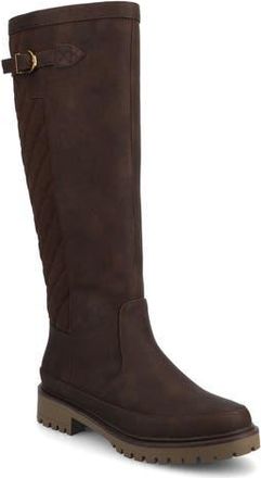 Journee Collection Zemmie Knee High Boot in Vintage Chocolate at Nordstrom Rack, Size 9.5 Regular Calf